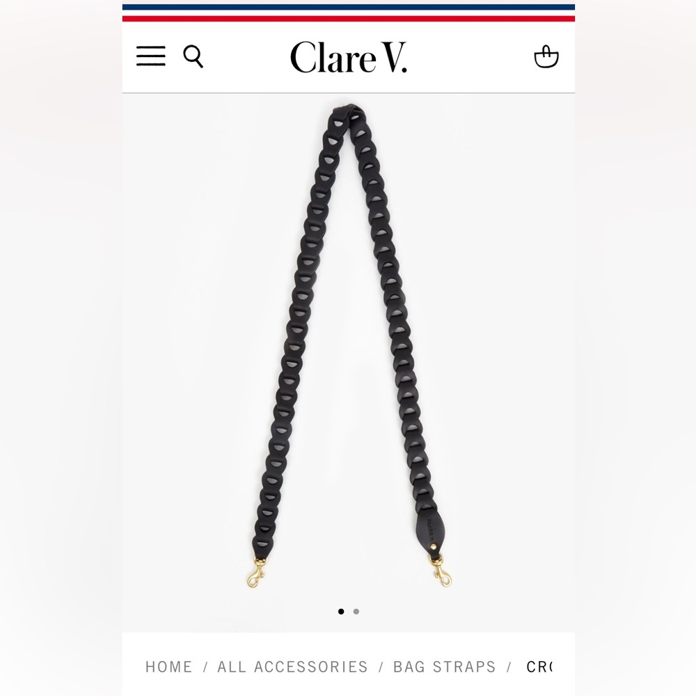 Clare V crossbody strap